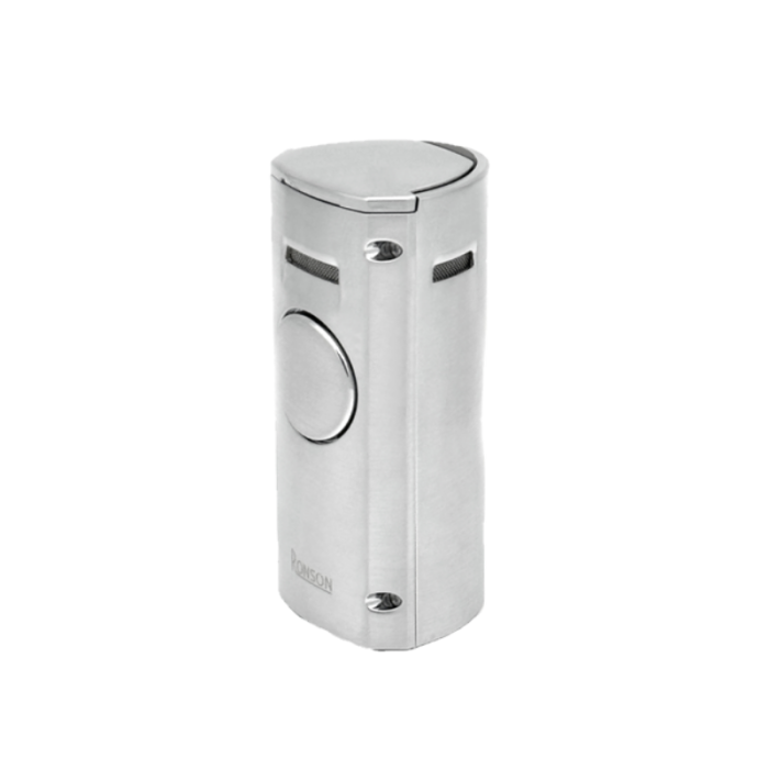 Ronson Αναπτήρας Volcano Chrome Satin 4 Jet Flame Με Punch 110001